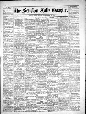 Fenelon Falls Gazette, 12 May 1883