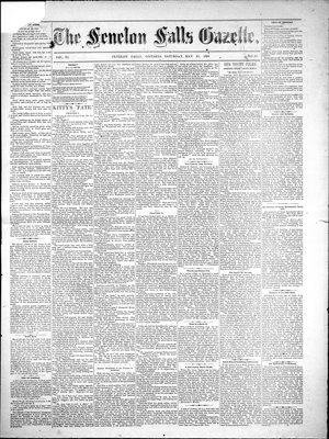 Fenelon Falls Gazette, 19 May 1883