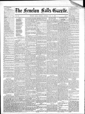 Fenelon Falls Gazette, 10 Nov 1883