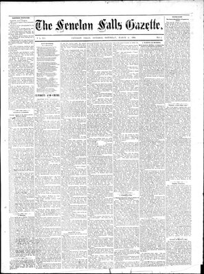 Fenelon Falls Gazette, 8 Mar 1884