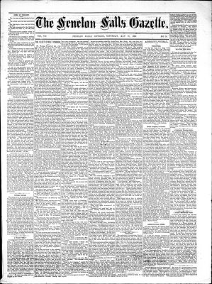 Fenelon Falls Gazette, 31 May 1884