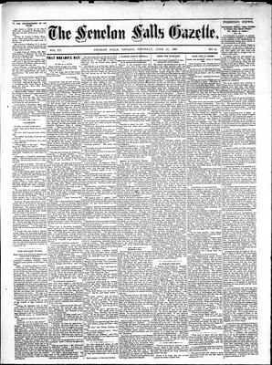 Fenelon Falls Gazette, 14 Jun 1884