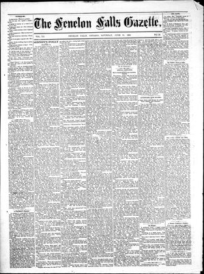 Fenelon Falls Gazette, 28 Jun 1884