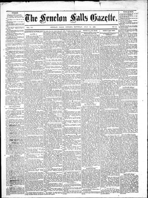 Fenelon Falls Gazette, 12 Jul 1884