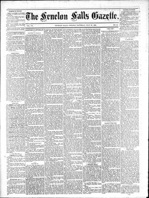 Fenelon Falls Gazette, 26 Jul 1884