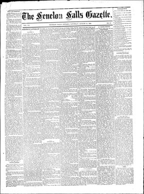 Fenelon Falls Gazette, 23 Aug 1884