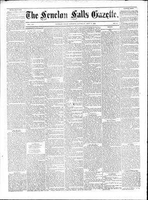 Fenelon Falls Gazette, 6 Sep 1884