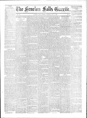 Fenelon Falls Gazette, 15 Nov 1884