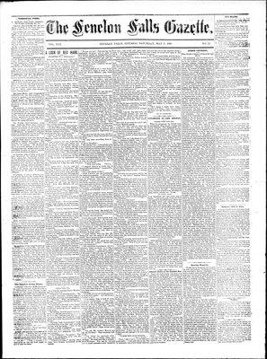 Fenelon Falls Gazette, 9 May 1885