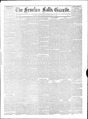 Fenelon Falls Gazette, 23 May 1885