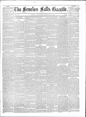 Fenelon Falls Gazette, 30 May 1885