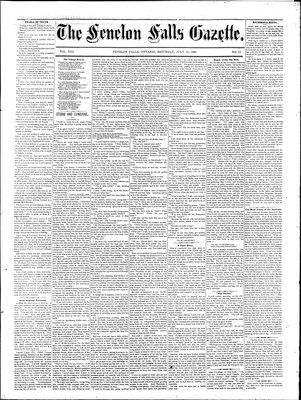 Fenelon Falls Gazette, 18 Jul 1885