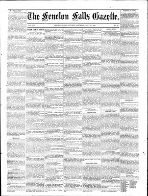 Fenelon Falls Gazette, 25 Jul 1885