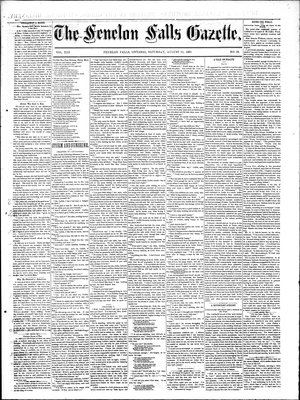 Fenelon Falls Gazette, 15 Aug 1885