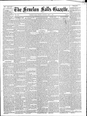 Fenelon Falls Gazette, 5 Sep 1885