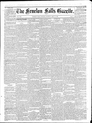 Fenelon Falls Gazette, 12 Sep 1885