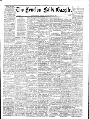 Fenelon Falls Gazette, 19 Sep 1885