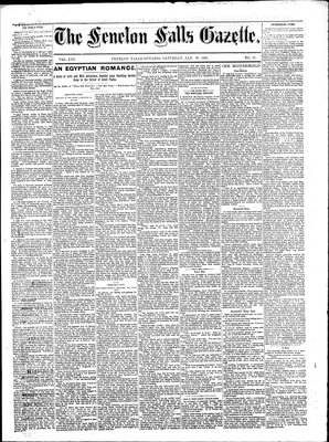 Fenelon Falls Gazette, 23 Jan 1886