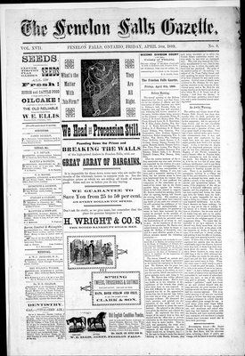 Fenelon Falls Gazette, 5 Apr 1889