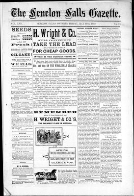 Fenelon Falls Gazette, 10 May 1889