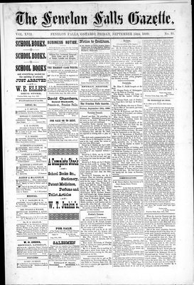 Fenelon Falls Gazette, 13 Sep 1889