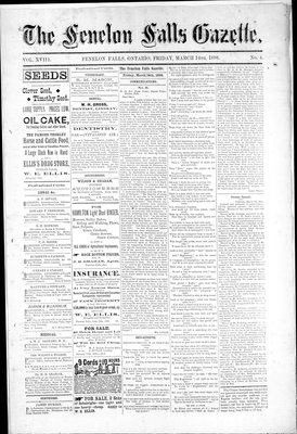 Fenelon Falls Gazette, 14 Mar 1890