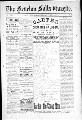 Fenelon Falls Gazette, 4 Apr 1890