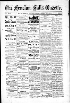 Fenelon Falls Gazette, 15 Aug 1890