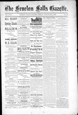 Fenelon Falls Gazette, 29 Aug 1890