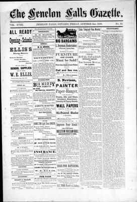 Fenelon Falls Gazette, 3 Oct 1890