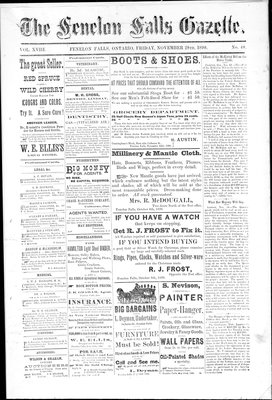 Fenelon Falls Gazette, 28 Nov 1890