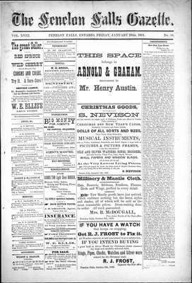 Fenelon Falls Gazette, 23 Jan 1891