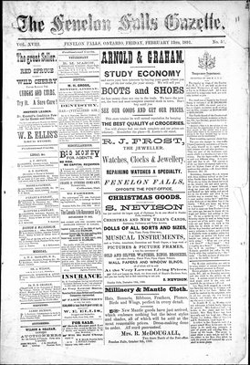 Fenelon Falls Gazette, 13 Feb 1891