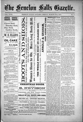 Fenelon Falls Gazette, 27 Mar 1891