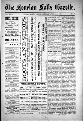 Fenelon Falls Gazette, 10 Apr 1891