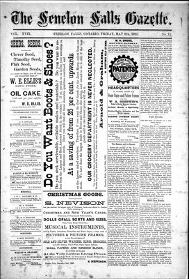 Fenelon Falls Gazette, 8 May 1891