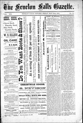 Fenelon Falls Gazette, 15 May 1891