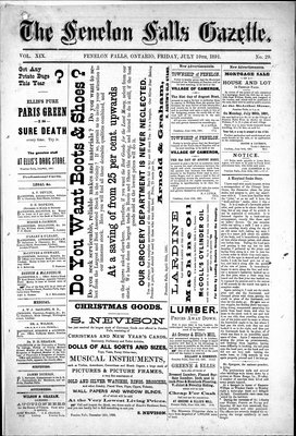 Fenelon Falls Gazette, 10 Jul 1891