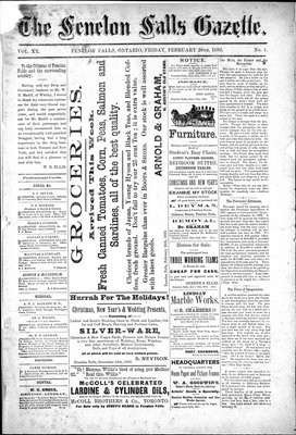 Fenelon Falls Gazette, 26 Feb 1892