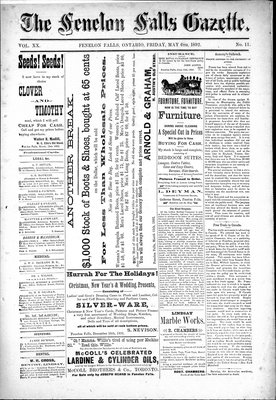 Fenelon Falls Gazette, 6 May 1892