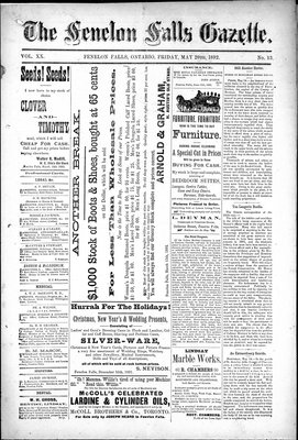 Fenelon Falls Gazette, 20 May 1892