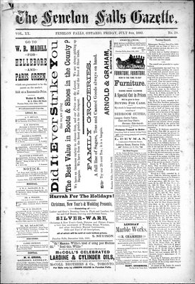 Fenelon Falls Gazette, 8 Jul 1892