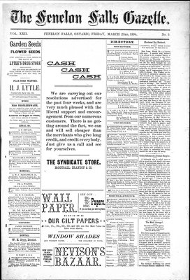 Fenelon Falls Gazette, 23 Mar 1894