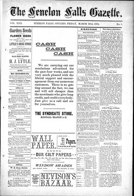 Fenelon Falls Gazette, 30 Mar 1894