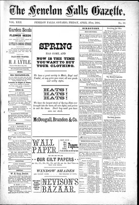 Fenelon Falls Gazette, 27 Apr 1894