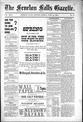 Fenelon Falls Gazette, 1 Jun 1894