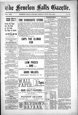 Fenelon Falls Gazette, 13 Jul 1894