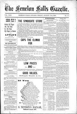 Fenelon Falls Gazette, 17 Aug 1894