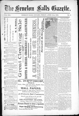 Fenelon Falls Gazette, 14 Apr 1893