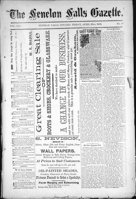 Fenelon Falls Gazette, 28 Apr 1893